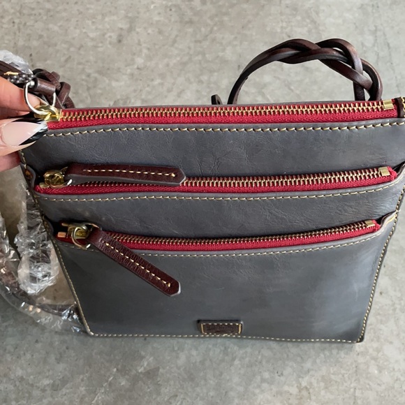 Dooney & Bourke Florentine Triple Zip Crossbody - Picture 3 of 5